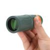 DirectNine Basics Portable Monocular High Power 9X32 Waterproof Monocular Telescope High Clarity BAK4 Prism Binoculars with Phone Adapter for Camping Tourism for Adult Bird Watching Outdoor Travel, Green view 3