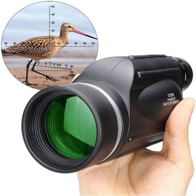 DirectNine Basics Portable Monocular 13x50 Handheld Portable Built in Distance Reticle for Birdwatching, Shooting, for Adult Bird Watching Outdoor Travel Sightseeing