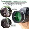 DirectNine Basics Portable Monocular 13x50 Handheld Portable Built in Distance Reticle for Birdwatching, Shooting, for Adult Bird Watching Outdoor Travel Sightseeing view 3