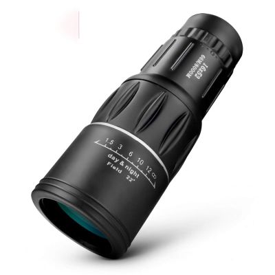 DirectNine Basics Portable Monocular Adult 16x52 High-Transparent Resin Lenses, Telescope for Adults Adopt Multilayer Transparent Green Film for Hiking Traveling, Viewing for Adult Bird Watching