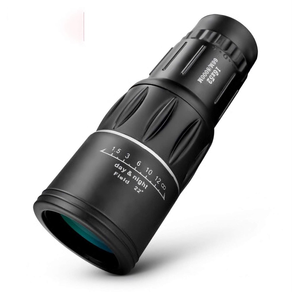 DirectNine Basics Portable Monocular Adult 16x52 High-Transparent Resin Lenses, Telescope for Adults Adopt Multilayer Transparent Green Film for Hiking Traveling, Viewing for Adult Bird Watching