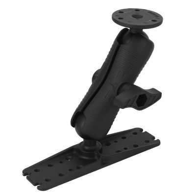 SUNGOOYUE Fish Finder Mount Base with Premium Rubber Ball, Universal Marine Electronic Holder for Boat Kayak