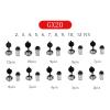 5 Sets GX20 4 Pin Metal Straight Male Female Panel Connector, 20mm Panel Flange Mount Circular Metal Aviation Connector Adapter Plug Socket for Cable Power Connection (5 Sets) view 3
