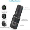 Portable Monocular 16x52 High Power BAK4 Monocular Telescope Waterproof for Outdoor Bird Watching Travel Sports Hiki for Adult Bird Watching Outdoor Travel, Sighgseeing view 2