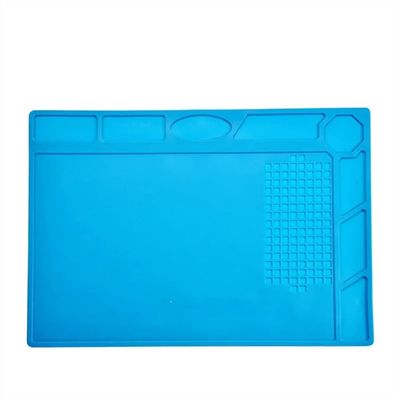 ZTBH Microscope Accessories Kit Heat Insulation Repair Pad Soldering Work Station Mat Silicon Welding Soldering Maintenance Platform for Phone Repair Tool Microscope Slides(Color:TE-502)