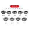 2 Sets GX16 2 Pin Metal Straight Male Female Panel Connector, 16mm Panel Flange Mount Circular Metal Aviation Connector Adapter Plug Socket for Cable Power Connection (2 Sets) view 4