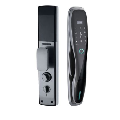 ZHCHAO Smart Door Lock New Biometric Fingerprint Password Key IC Card APP Control Unlock Security Electronic Locks(Color:E,Size:30X240MM)