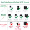 AYIIFEI 26FT Power Extension Cable for Wyze Cam v4, Wyze Cam Pan v3, Wyze OG, Wyze Cam v3, and v3 Pro Indoor/Outdoor, Waterproof Flat Micro USB Charging Power Cord for Security Camera 2 Pack view 2