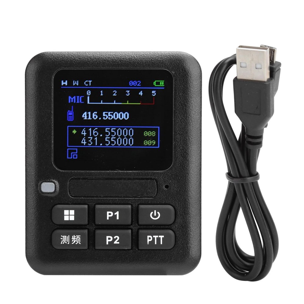 ZEZEFUFU Portable Frequency Counter Meter, Radio Frequency Meter for Walkie Talkies Radio
