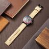 SEURE Canvas Quick Release Watch Band,Cotton Fabric Watch Straps 18mm 19mm 20mm 21mm 22mm 24mm for Men and Women(19,Khaki-black) view 2