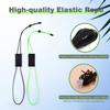 2 Pcs Fish Finder Cover Strap Secure Fishing Graph Cover Adjustable Bungee for Travel (Black) view 4