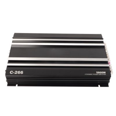 Keenso 5800W Car Amplifier, 250mV-7V Car Audio Stereo Amplifier High Performance Universal for Audio System Midbass and Midrange Drivers Midbass and Midrange Drivers Midbass and