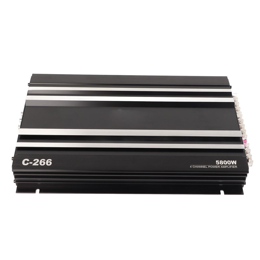 Keenso 5800W Car Amplifier, 250mV-7V Car Audio Stereo Amplifier High Performance Universal for Audio System Midbass and Midrange Drivers Midbass and Midrange Drivers Midbass and