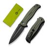 CIVIVI Incindie Pocket Knife for Men, Folding Knife with 3.48" 14C28N Blade Milled G10 Handle for EDC C23053-2 (Green) view 1