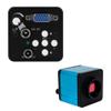 13MP VGA Video Microscope Camera Brightness Adjustable Light & 500X C-Mount Lens For Phone Repair view 4