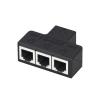 EXCBIOZ Telephone Splitter Adapter 3 Way/4Way Junction Box Lossless Transmission RJ11 6P6C Splitter Phone Line Splitters Telephone Splitter view 1