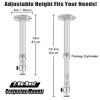 2-Be-Best Projector Ceiling Mount Adjustable Projector Mount Length 16-25.6in / 41-65cm Swivel Projectors Holder Bracket for Mini Projectors CCTV DVR Cameras Silver Upgraded view 2