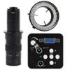 13MP VGA Video Microscope Camera Brightness Adjustable Light & 180X C-Mount Lens With LED Light For Phone Repair view 1