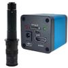 48MP 2K HDMI USB Industrial Video Microscope Camera & 300X C-Mount Lens For Soldering Repair view 1