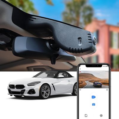 Fitcamx 4K Dash Cam Suitable for BMW Z4 2019-2026 sDrive30i M40i (HD2-6241/G29), OEM Factory Style, 2160P UHD Video, Loop Recording, Built-in WiFi & APP, Gravity Sensor, Plug & Play, 64GB Card