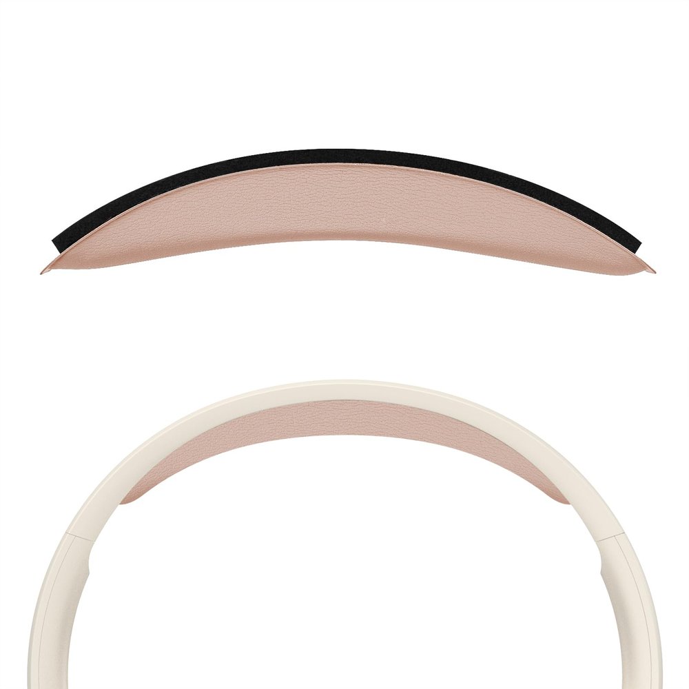 Geekria Protein Leather Headband Pad Compatible with Edifier W820NB/ W820NB Plus Headphones, Replacement Band Repair Part (Khaki)