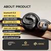 Micool Open Ear Headphones Bluetooth V5.3, On Ear Headphones with Hanging Neck Rope, Planet Design Headphones Wireless Bluetooth, IPX5 Waterproof Sport Bluetooth Headset, Painless Ear Hook Headphones view 3