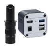 Full HD 4K 8MP 1080P Industry Video Microscope HDMI USB Measuring Camera & 180X C-Mount Lens view 1
