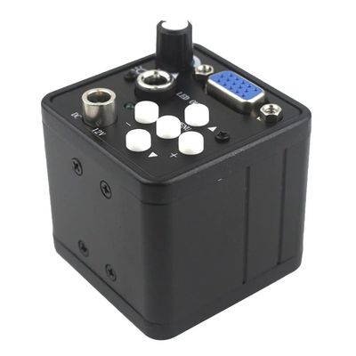 13MP VGA Video Microscope Camera Brightness Adjustable Light For Phone Repair - Black
