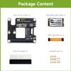Waveshare PCIe to M.2 Adapter for Raspberry Pi 5, Supports NVMe Protocol M.2 Solid State Drive, High-Speed Reading/Writing, HAT + Standard, Comes with SK-NVME 2242 256G Solid State Drive view 2