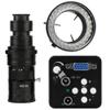 13MP VGA Video Microscope Camera Brightness Adjustable Light & 200X C-Mount Lens With LED Light For Phone Repair view 1