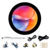 waveshare 3.4inch HDMI Round Touch Display, 800800 Resolution, IPS, 10-Point Touch, Compatible with Raspberry Pi 5/4B/3B/Zero/Zero W/Zero 2W/Pico/Pico W/Pico WH, Support Jetson Nano and Mini PC view 1