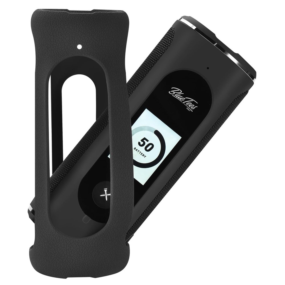 Protective Cover for Blue Tees Golf Player+ GPS Speaker, Silicone Cover for GPS Wireless Bluetooth Speaker (Black)