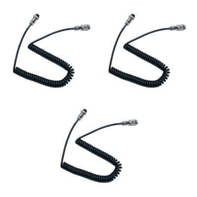 BVMAG 4 Pin Mic Extension Cable Male to Female Compatible with Cobra Uniden CB HAM Radio 3Pack
