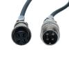 BVMAG 4 Pin Mic Extension Cable Male to Female Compatible with Cobra Uniden CB HAM Radio 3Pack view 2