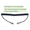 BVMAG 4 Pin Mic Extension Cable Male to Female Compatible with Cobra Uniden CB HAM Radio 3Pack view 3