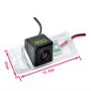 LLXINGYL CCD Waterproof Car Parking System Reversing Backup Rear View Camera Compatible with Seat Cordoba 6K 6L Alhambra Ibiza 6L 6J Exeo Compatible with Toledo, 12V view 2