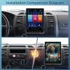 [2+64G] Android Single Din Carplay Radio - 9.5 Inch Movable Vertical Touch Screen Car Stereo with Wireless Android Auto, EQ, WiFi, GPS, Fast Charging, Mirror Link + AHD Backup Camera & MIC view 2