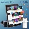 [2+64G] Android Single Din Carplay Radio - 9.5 Inch Movable Vertical Touch Screen Car Stereo with Wireless Android Auto, EQ, WiFi, GPS, Fast Charging, Mirror Link + AHD Backup Camera & MIC view 4
