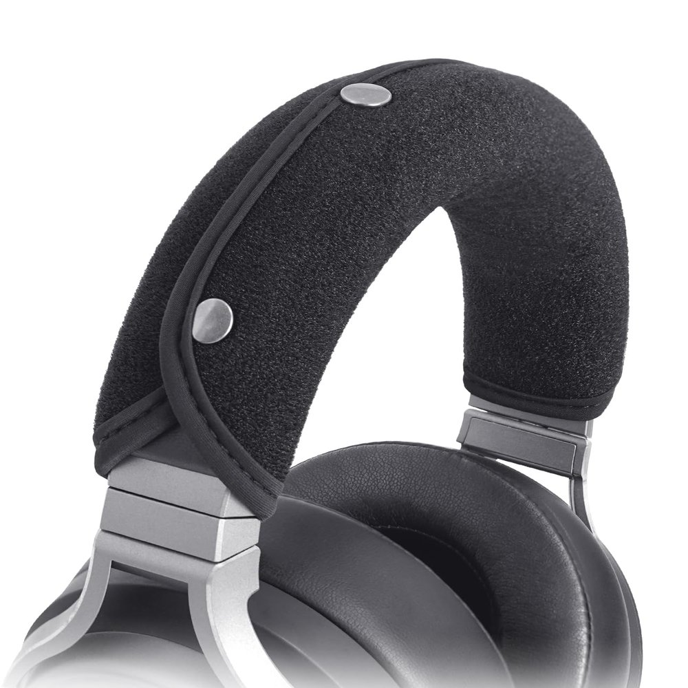 GEVO Replacement Headphone Headband Cover for Corsair Virtuoso, Audio Technica ATH M Series M50X, M50XBT, M50, M40X & More, Cushion Pad Protector Repair Part, Easy Installation No Tool Needed (Black)