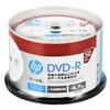 HP DHR47JP50SH1 Single Record DVD-R 4.7GB 50 Sheets Inkjet Printer Compatible, White, 1-16x, Single Side, Single Layer view 1