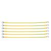 JZRYQJGJ 5pcs Yellow-Green Photovoltaic Ground Cable Bridge Soft Copper Cable Distribution Box Machine Room Connection Cable 2.5/4/6 Square(Color:6mm square-100mm,Size:Hole 5mm) view 4