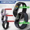 AVOD Sport Loop Nylon Watch Bands Compatible with Fitbit Charge 6/Charge 5 for Women Men, Adjustable Breathable Replacement Soft Nylon Loop Wristband for Fitbit Charge 6/Fitbit Charge 5 view 2