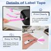 Esaytool 8 Pack Compatible with P-Touch TZe-MQP35 TZ-MQP35 White on Berry Pink 12mm 0.47'' Laminated Label Tape Replacement for Ptouch PT-H100 PT-D200 D210 D400 PT-P700 PT-1000 PT-2030 Label Maker view 4