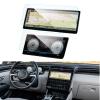 LUWU Screen Protector for 2022 2023 2024 Hyundai Tucson (Limited/N Line/SEL/XRT) 10.25-inch 2024 Hyundai Tucson Accessories 2024 Tucson Touchscreen Tempered Glass 9H Navigation Protective Film 2PCS view 1