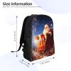 RLDOBOFE Backpack Travel Casual Daypack for Men Women Christmas Magic Laptop Backpack Lightweight Double Shoulder Bag for Work Hiking view 3