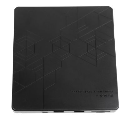ASHATA External CD DVD Drive, USB Plug and Play Portable Optical Disk Drive, CD DVD Burning, Compact and Portable, for OS X, Compatible Devices and Memory Cards