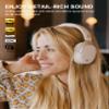 Edifier W830NB -45dB ANC Wireless Over Ear Headphones with Bluetooth 5.4, 94H Playtime, AAC & LDAC Codec, Hi-Res, Spatial Audio, Fast Charging, Multipoint Connection, 267g Comfortable Fit, White view 2