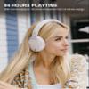 Edifier W830NB -45dB ANC Wireless Over Ear Headphones with Bluetooth 5.4, 94H Playtime, AAC & LDAC Codec, Hi-Res, Spatial Audio, Fast Charging, Multipoint Connection, 267g Comfortable Fit, White view 4
