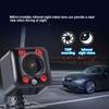 VSYSTO 4CH Backup Camera, 7'' Monitor 1/2/3/4 Split Screen Display Truck Dash Cam Vehicle DVR 720P Front & Sides & Rear Camera Infrared Night Vision Lens for Semi Trailer Van Tractor RV (Black-X7H) view 2