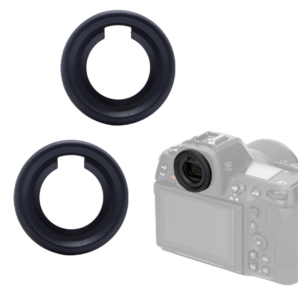 PCTC Viewfinder Eyecup Eye Cup for Nikon Zf Z8 Z9 Cameras, Replaces Nikon DK-33 Eyecup,Plastic Materials(2 Pack)